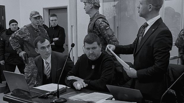 Олександр Маркушин під час судового засідання 3 лютого 2025 р. Cуспільне/Ліля Гончарук